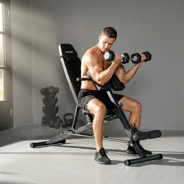 Hantelbank verstellbar für Fitness Krafttraining zuhause