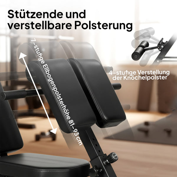 Hantelbank verstellbar für Fitness Krafttraining zuhause