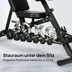 Hantelbank verstellbar für Fitness Krafttraining zuhause
