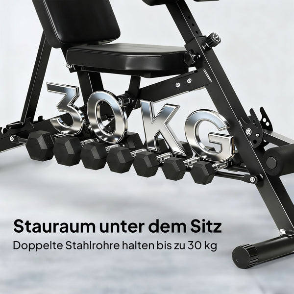 Hantelbank verstellbar für Fitness Krafttraining zuhause