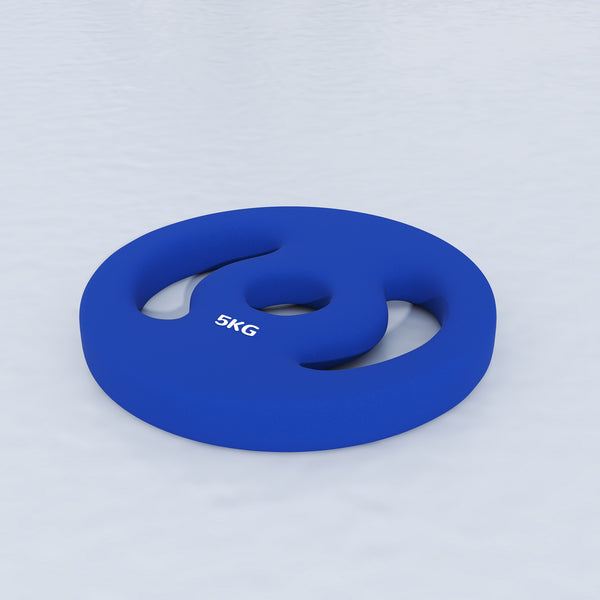 Hantelgewichte 2er-Set 2x5kg Ø30mm Blau