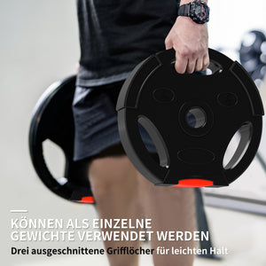 Hantelgewichte 4er-Set 2x5kg und 2x25kg