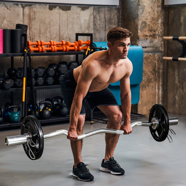 Hantelscheiben 2x5kg gummiert Tri-Grip für Training