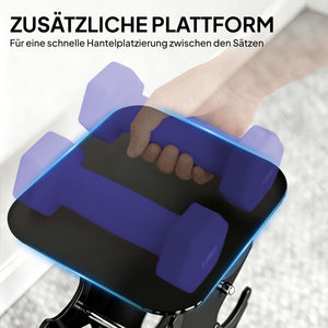 Hantelset Kurzhanteln 3 Paar mit Ständer für Fitness 1-5kg