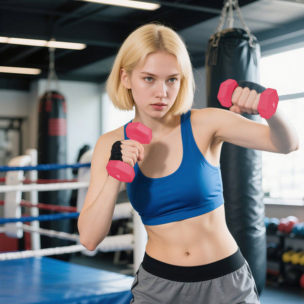 Hantelset Kurzhanteln 3 Paar mit Ständer für Fitness 1-5kg