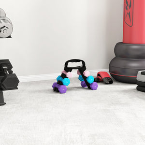 Hantelset mit Aufbewahrung für Fitness Training verschiedene Gewichte