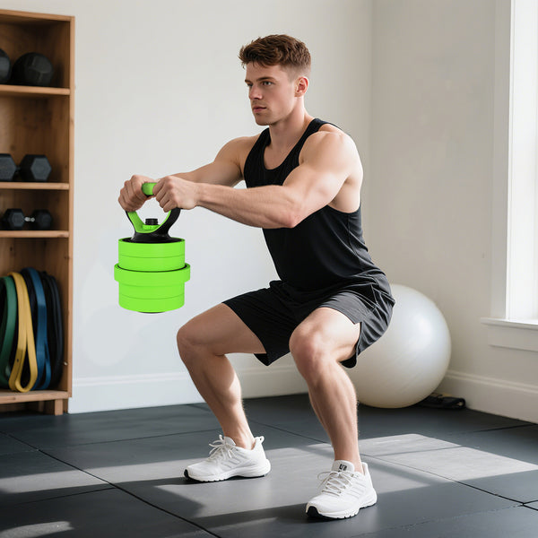Hantel Set Kurzhantel Langhantel Kettlebell verstellbar 20kg