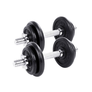 Hantelset Langhantel 2-in-1 2x10kg