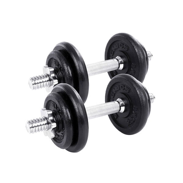 Hantelset Langhantel 2-in-1 2x10kg