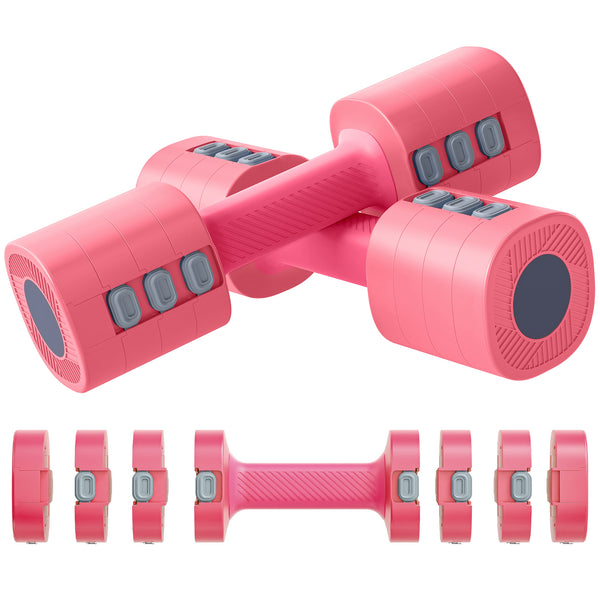 Hantelset verstellbar mit Metallkern für Fitness Zuhause