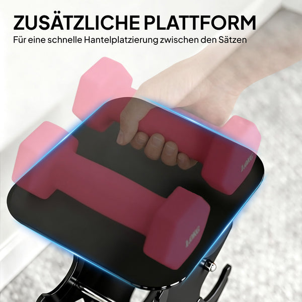 Hanteln Set Kurzhanteln mit Ständer rutschfest 1-4kg