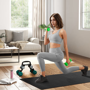 Hantelset mit Ständer 6 Kurzhanteln für Fitness und Training