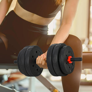 Hanteln Set Kurzhantel Langhantel verstellbar für Zuhause 25kg