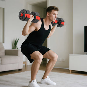 Hantelset verstellbar für Krafttraining zuhause 25kg