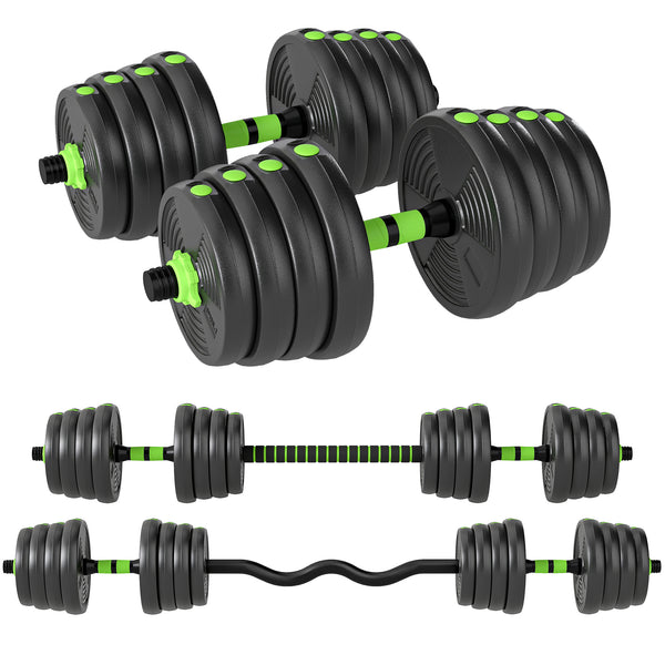 Hantelset Kurzhantel Langhantel verstellbar für Krafttraining 30kg