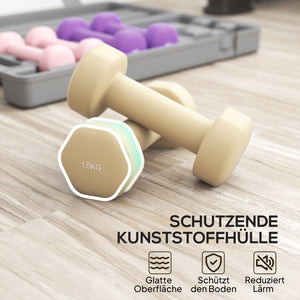 Hantelset verstellbar mit Koffer für Fitness und Zuhause