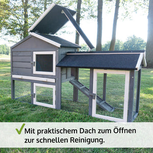 Hasenstall Paule mit Freigehege