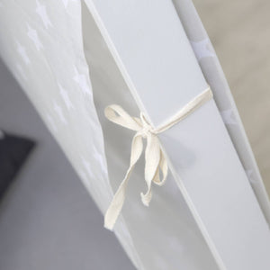 Hausbett Kinderbett 90x200cm aus Holz Weiss