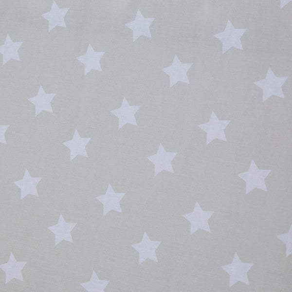 House bed, children's bed 90x200cm made of wood, white-grey