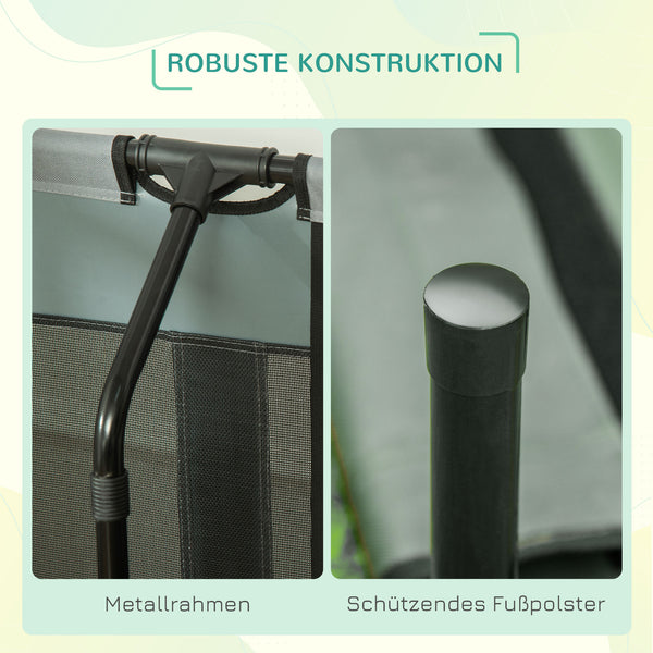 Haustierbett Baldachin 122x92x108cm Grau