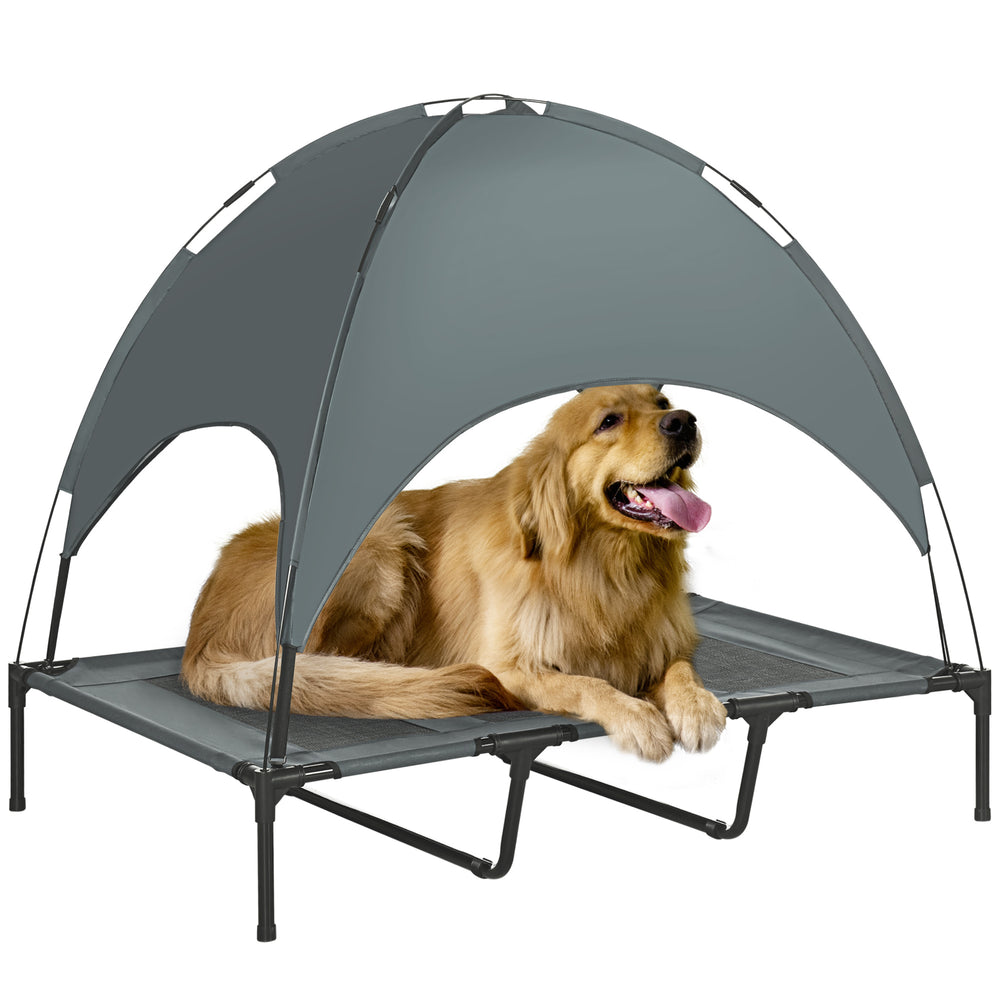 Pet bed canopy 122x92x108cm Grey