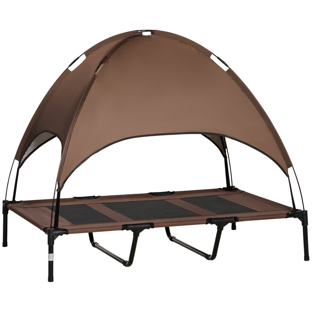Pet bed canopy 122x92x108cm Coffee