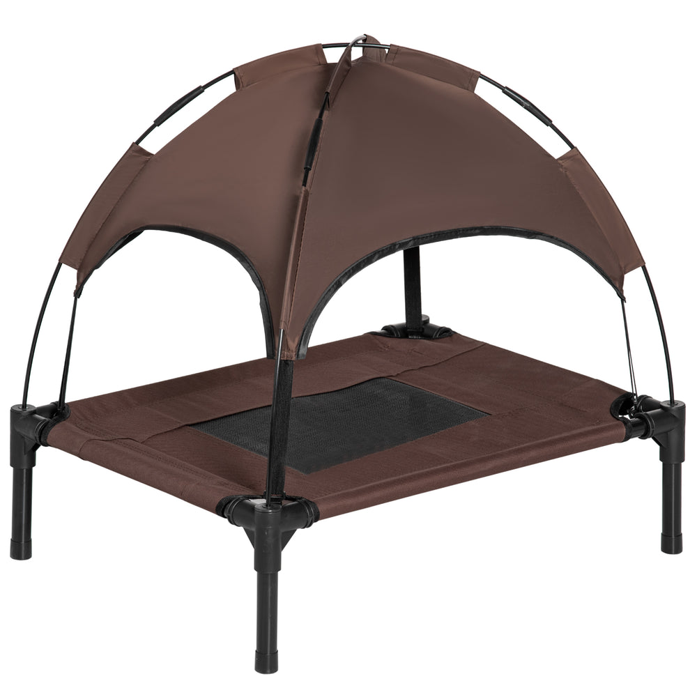 Outdoor pet bed with canopy, dog bed, coffee