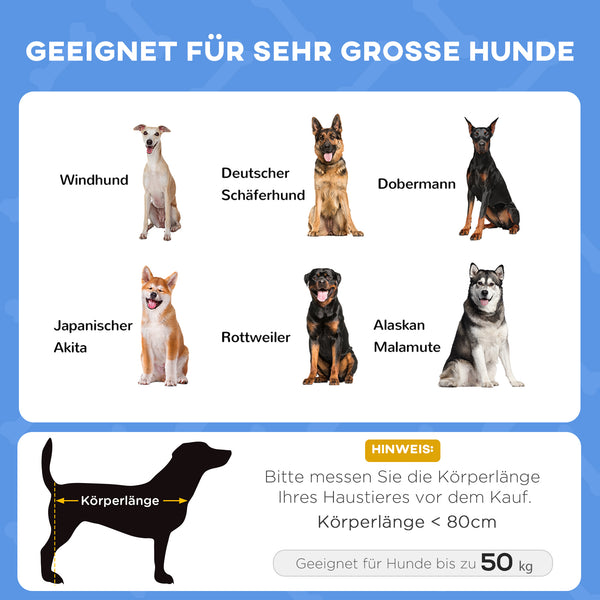 Haustierbett UV-Schutz für mittelgrosse Hunde Dunkelblau