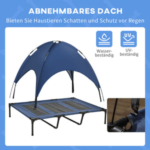 Haustierbett UV-Schutz für mittelgrosse Hunde Dunkelblau