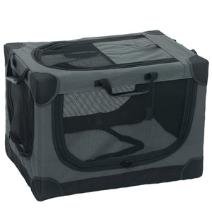 Hundetransportbox faltbar mit Kissen waschbar für kleine Hunde