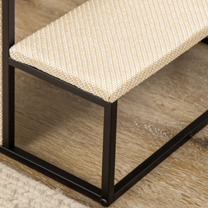 Haustiertreppe 3-stufig mit Kratzbrett Sisal