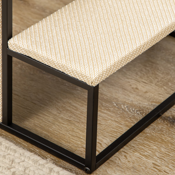 Haustiertreppe 3-stufig mit Kratzbrett Sisal