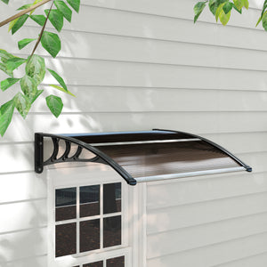 Haustür Vordach Überdachung Wetterschutz 120x75cm Polycarbonat