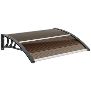 Haustür Vordach Überdachung Wetterschutz 120x75cm Polycarbonat