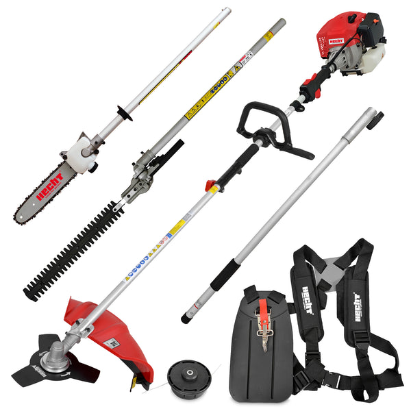 HECHT 4in1 Multitool  Freischneider, Trimmer, Heckenschere & Hochentaster