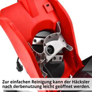 HECHT 625 Elektro Gartenhäcksler 40 Liter Fangsack 2500W