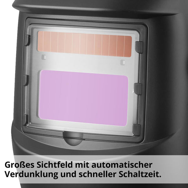 HECHT Automatik Schweisshelm mit Schleifmodus