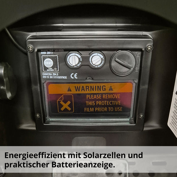 HECHT Automatik Schweisshelm mit Schleifmodus