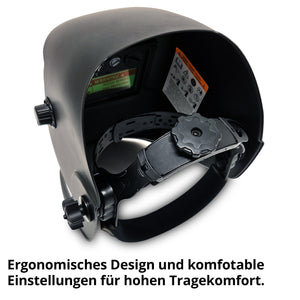 HECHT Automatik Schweisshelm mit Schleifmodus