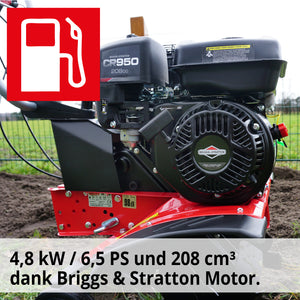 HECHT Benzin Bodenfräse Gartenhacke Gartenfräse 790 BS