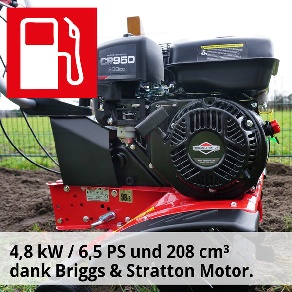 HECHT Benzin Bodenfräse Gartenhacke Gartenfräse 790 BS