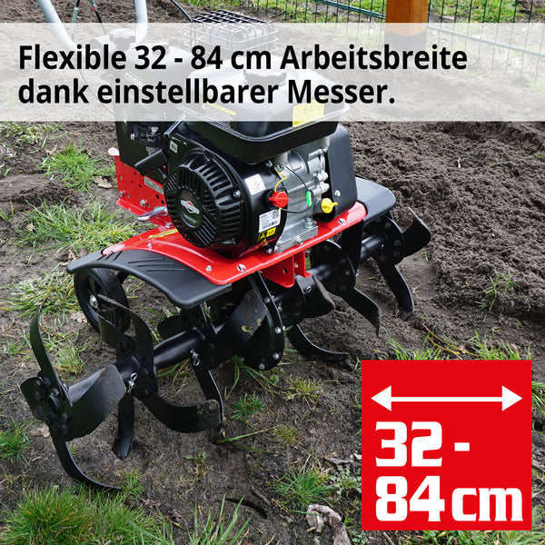 HECHT Benzin Bodenfräse Gartenhacke Gartenfräse 790 BS