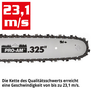 Hecht Benzin Kettensäge Motorsäge 2.4 PS Schwertlänge 45cm