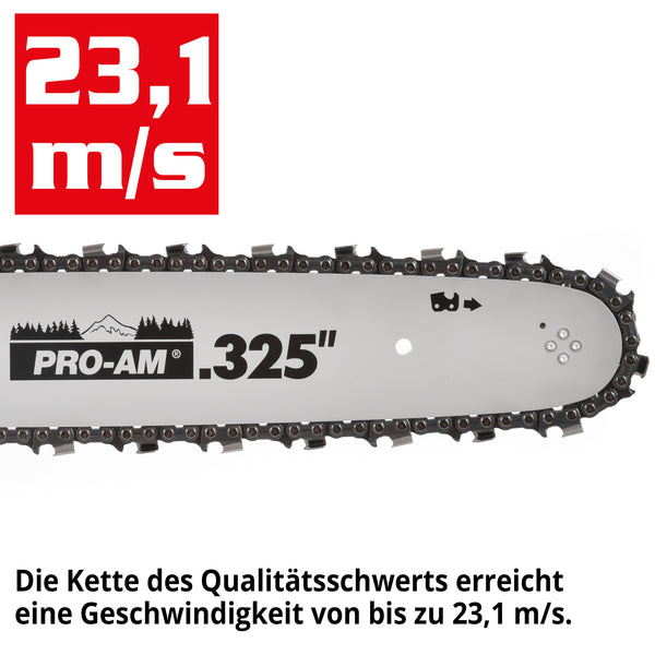 Hecht Benzin Kettensäge Motorsäge 2.4 PS Schwertlänge 45cm