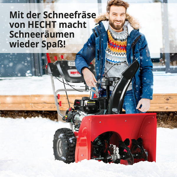 HECHT Benzin Schneefräse 661 SE