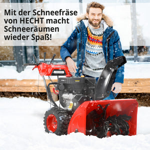 HECHT Benzin Schneefräse 9334 SQ
