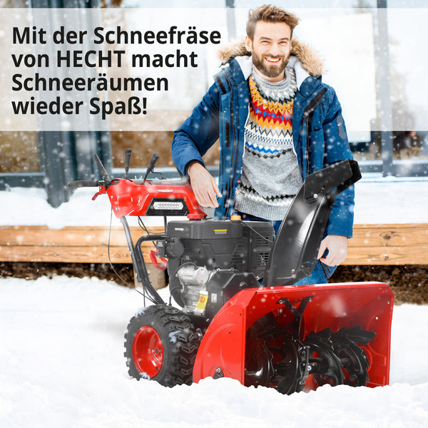 HECHT Benzin Schneefräse 9334 SQ