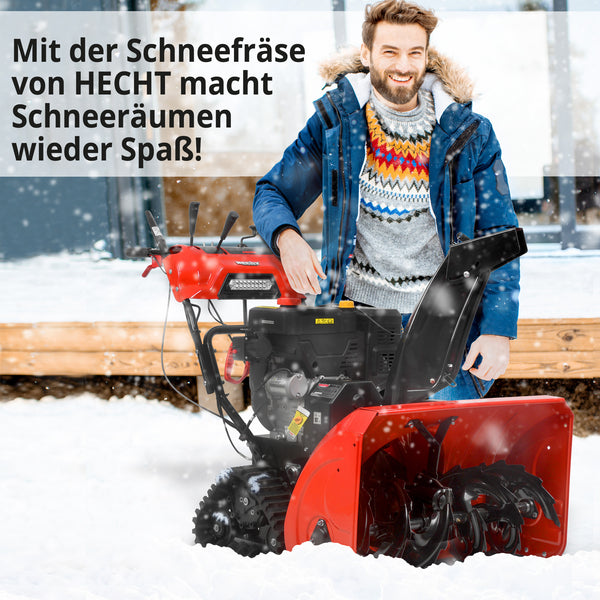 HECHT Benzin Schneefräse 9534 SQ