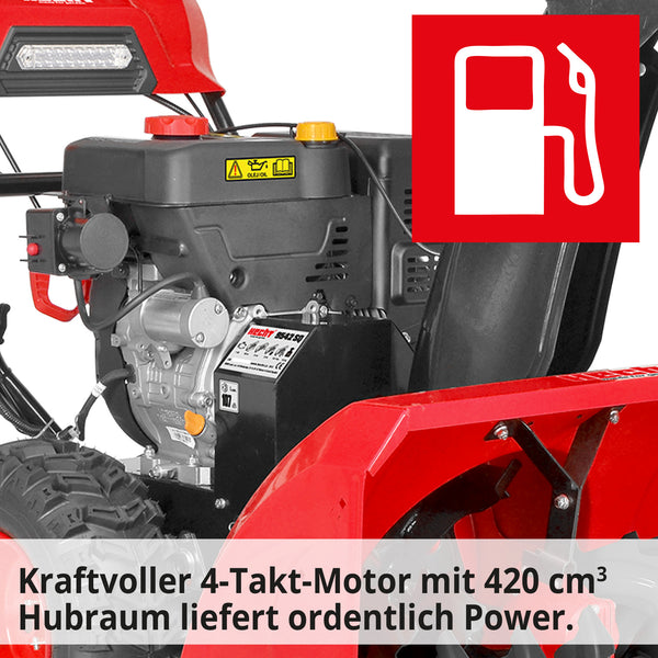 HECHT Benzin Schneefräse 9542 SQ