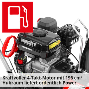 HECHT Benzin Schneefräse 9555